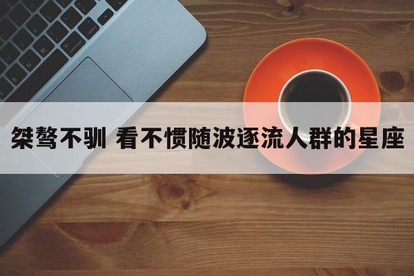 桀骜不驯 看不惯随波逐流人群的星座